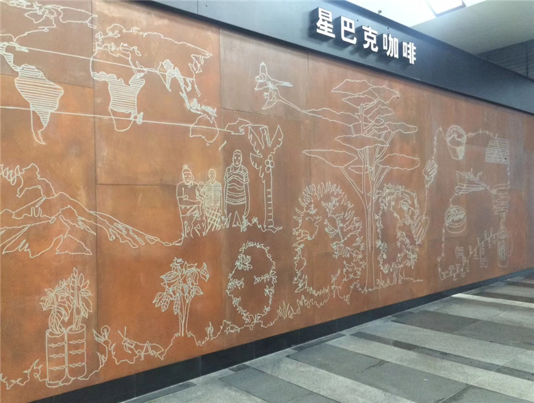 东阿耐候钢幕墙